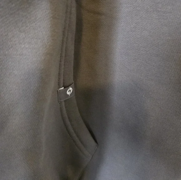 NWT Popflex Zip Cloud Hoodie Smoke - Picture 4 of 5